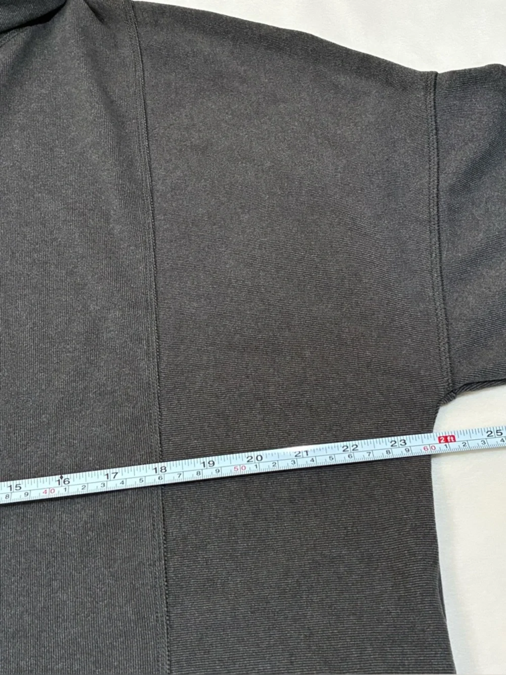Varley Rainer Roll Neck Jumper Brushed Rib Iron Marled Gray Medium Women’s - Picture 4 of 9